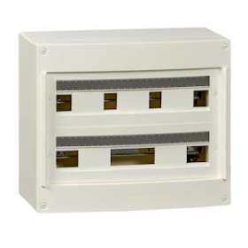 Pragma - coffret en saillie 2 rang.24 modules - 125A - sans porte - blanc|Schneider Electric-SCHPRA10266W