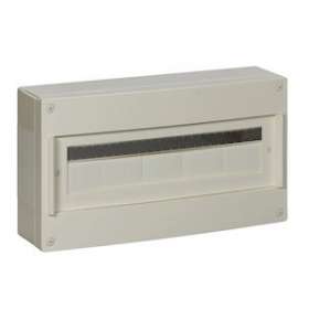 Pragma - coffret en saillie 1 rangée 24 modules - 125A - sans porte - blanc|Schneider Electric-SCHPRA10265W