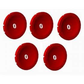 Unicode 2 - Lot de 5 pastilles rouges O|Atx Appleton-ATXUIA08