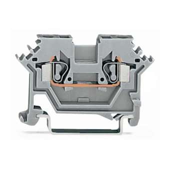 Borne de passage 2C / 2,5 mm² / Gris|Wago contact-WAG280-601