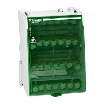 Linergy DS - Répartiteur étagé tétrapolaire - 100A - 4x7 trous|Schneider Electric-SCHLGY410028