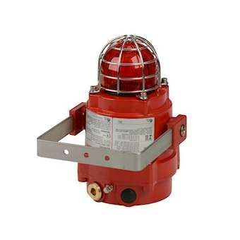 Feu flash ATEX compact 5J 105cd 230Vca 55mA Transparent IP66 IP67|AE&T-APQBEXBG05D2300