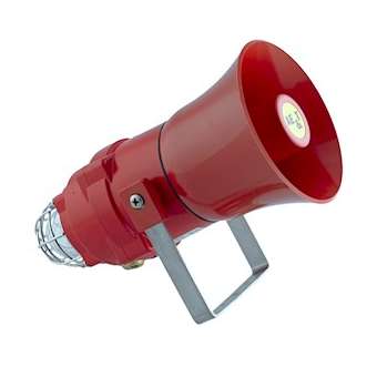 Combiné sonore et lumineux 5J 117dB 24Vcc 569mA 117dB 5J Rouge IP67|AE&T-APQBEXCS11005D0243