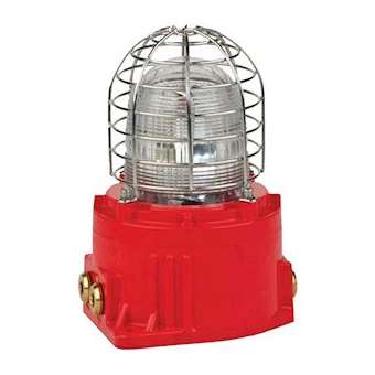 Feu flash GRP Ex compact 21J 903cd 48Vcc 460mA Transparent IP66|AE&T-APQGNEXB2X210480