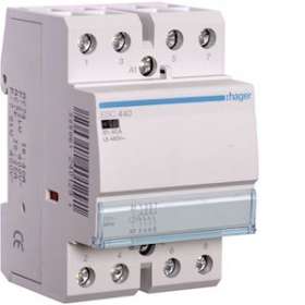 Contacteur 40A, 4F, 230V|Hager-HAGESC440