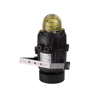 Combiné sonore lumineux LED 116dbB RADIAL 230Vca Orange IP66|AE&T-APQE2XC1LD2R2302