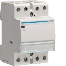 Contacteur 63A, 4F, 230V|Hager-HAGESC463