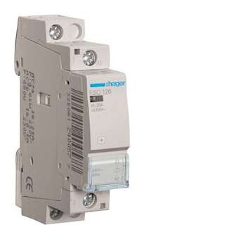 Contacteur 25A, 1O, 230V|Hager-HAGESC126