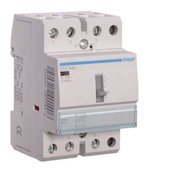 Contacteur Jour-Nuit 40A, 3F, 230V|Hager-HAGETC340