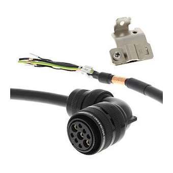Câble puissance servomoteur 1s, 20m, avec frein, 400v: 400w-3kw|Omron electronics-OMRR88A-CA1E020BF-E