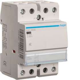 Contacteur Silencieux 63A, 2F, 230V|Hager-HAGESC263S