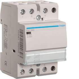 Contacteur 40A, 3F, 230V|Hager-HAGESC340