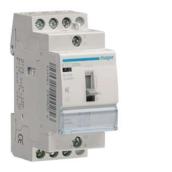 Contacteur Silencieux Jour-Nuit 25A, 3F, 230V|Hager-HAGETC325S