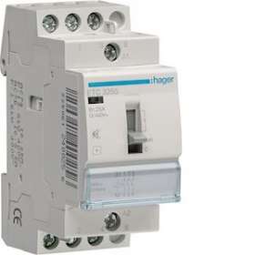 Contacteur Silencieux Jour-Nuit 25A, 3F, 230V|Hager-HAGETC325S