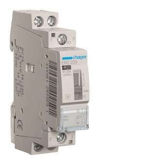 Contacteur à commande manuelle 25A, 2F, 24V|Hager-HAGERD225