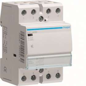 Contacteur Silencieux 63A, 4F, 230V|Hager-HAGESC463S