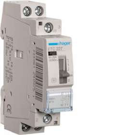Contacteur Jour-Nuit 25A, 1F+1O, 230V|Hager-HAGETC227