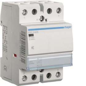 Contacteur Silencieux 40A, 2F, 230V|Hager-HAGESC240S