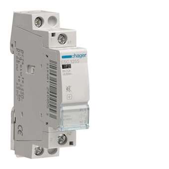 Contacteur silencieux 25A, 2F, 230V|Hager-HAGESC125S