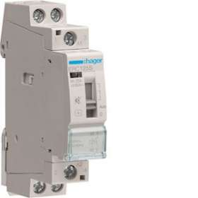 Contacteur silencieux à commande manuelle 25A, 1F, 230V|Hager-HAGERC125S