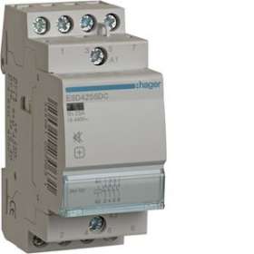 Contacteur silencieux 25A, 4F, 24V|Hager-HAGESD425SDC