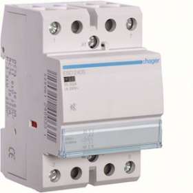 Contacteur Silencieux 40A, 2F, 24V|Hager-HAGESD240S