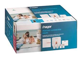 Pack Sécurité connectée Sepio radio 4 groupes jusqu'à 40 détecteurs|Hager-HAGRLP306F