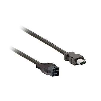 Lexium - Cable moteur 5m binde 0,8 2mm2, bch2 cabl|Schneider Electric-SCHVW3M5D1AR50