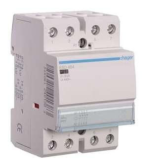 Contacteur 63A, 4O, 24V|Hager-HAGESD464