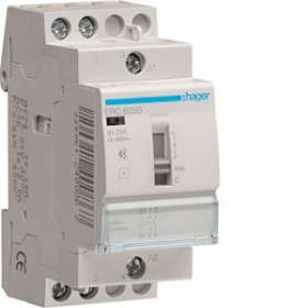 Contacteur silencieux à commande manuelle 2M, 25A, 2F, 230V|Hager-HAGERC625S