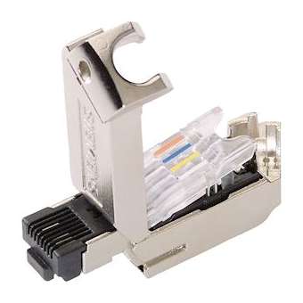 Connecteur RJ45 industriel coudé 145DEG, FastConnect, 10 pcs|Siemens Industries et Infrastructures-SIE6GK1901-1BB30-0AB0