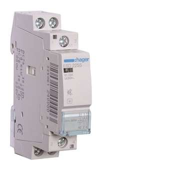 Contacteur Silencieux 25A, 2F, 24V|Hager-HAGESD225S
