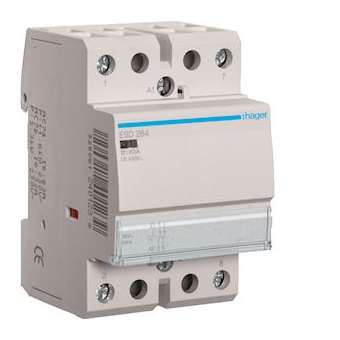 Contacteur 63A, 2O, 24V|Hager-HAGESD264