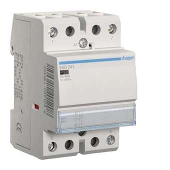 Contacteur 40A, 2O, 24V|Hager-HAGESD241