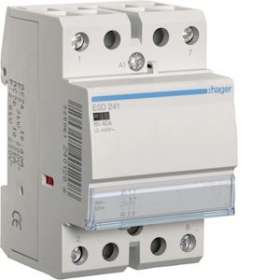 Contacteur 40A, 2O, 24V|Hager-HAGESD241