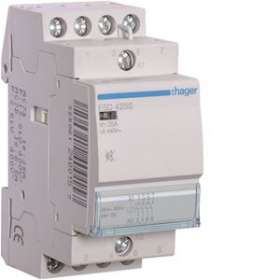 Contacteur Silencieux 25A, 4F, 24V|Hager-HAGESD425S
