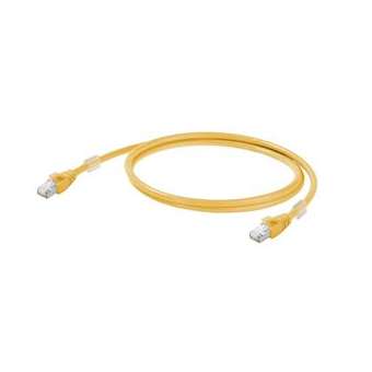 Câble de brassage - LSZH jaune - cat6 - droit|Weidmuller-WEI1251580030