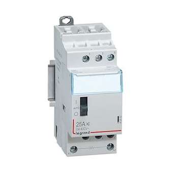 Contacteur domestique CX³ silencieux bobine 230V~ -3P 400V~ 25A - 3F -2 modules|Legrand-LEG412502