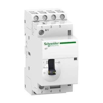 Acti9, iCT contacteur à commande manuelle 25A 3NO 230...240VCA 50Hz|Schneider Electric-SCHA9C21833