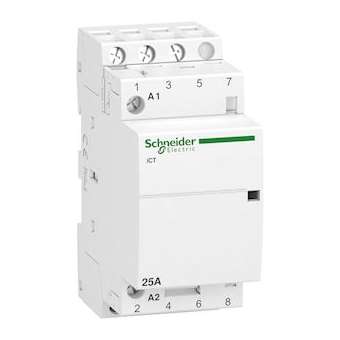 Acti9, iCT contacteur 25A 3NO 230...240VCA 50Hz|Schneider Electric-SCHA9C20833