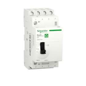 Resi9 - contacteur heures creuses - 4NO - 25A - commande manuelle|Schneider Electric-SCHR9PCTH4