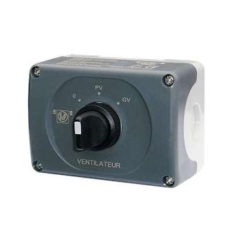 Boîtier de commande confort pour moteur 2 vitesses|S&P France ( Unelvent )-UNE710009