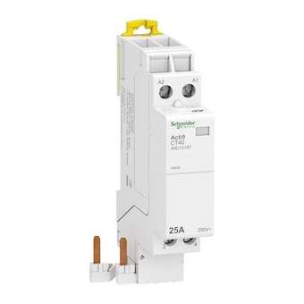 Acti9 iDT40 CT - contacteur raccordement rapide - 25A 2P contact 2F - 230V|Schneider Electric-SCHA9C15187
