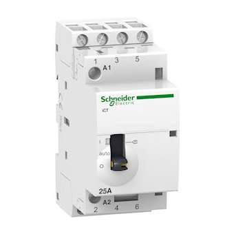 Acti9, iCT contacteur à commande manuelle 25A 4NO 230...240VCA 50Hz|Schneider Electric-SCHA9C21834