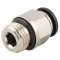 Raccord droit mâle, cylindrique. 4-m3|Aignep-AIG50020N4-M3