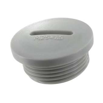 Bouchon bombé Polyamide gris ISO 32|Blm distribution-BLI104322