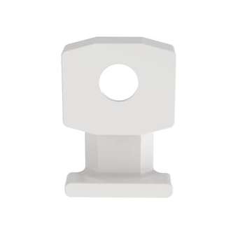 Embase bas profil à visser,vis M4,Naturel,PA 6.6,Cdt100|Panduit Composants Industriels-PNULPMS-S8-C
