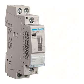 Relais de commande 16A, 1F+1O, 230V|Hager-HAGERC218