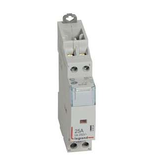 Contacteur de puissance bobine 230V~ - 2P - 250V~~ - 25 A - 2 O - 1 module|Legrand-LEG412524