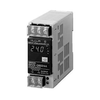 Alimentations s8vs, 24vc.c./2,5a, 60w, rail din, primaire 100-240vc.a., boîtier|Omron electronics-OMRS8VS-06024A
